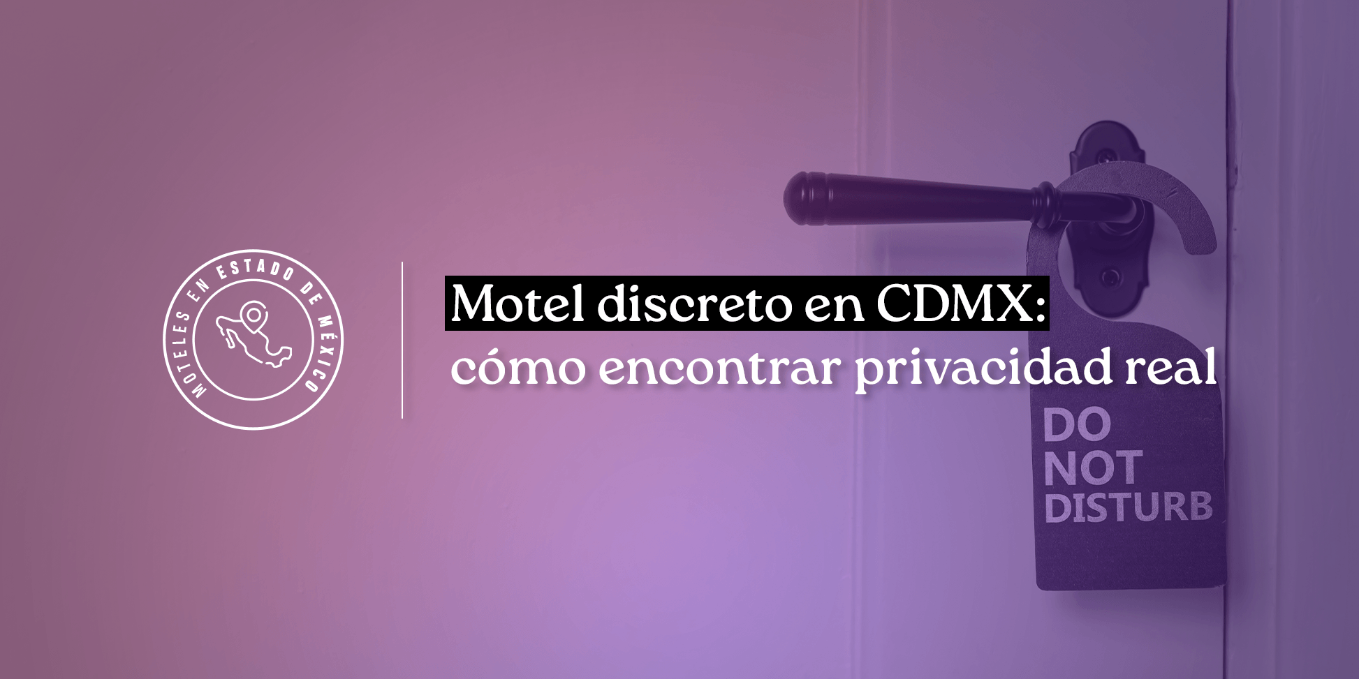 motel discreto en cdmx